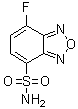 structure of CAS# 91366-65-3, 7-Fluoro-2,1,3-benzoxadiazole-4-sulfonamide;4-(Aminosulfonyl)-7-fluoro-2,1,3-benzoxadiazole; ABD-F