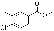 structure of CAS# 91367-05-4, Methyl 4-chloro-3-methylbenzoate;4-Chloro-3-methylbenzoic acid methyl ester