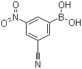 3-Cyano-5-nitrophenylboronic acid molecular structure (CAS 913835-33-3)
