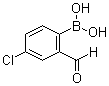 4-Chloro-2-formylphenylboronic acid molecular structure (CAS 913835-76-4)