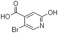 结构式 CAS# 913836-16-5, 5-溴-2-羟基异烟酸