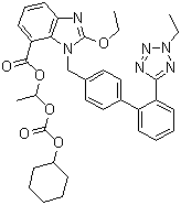 2H-2-Ethyl Candesartan Cilexetil molecular structure (CAS 914613-36-8)