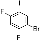 1-溴-2,4-二氟-5-碘苯分子结构 (CAS 914636-91-2)