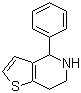 4-Phenyl-4,5,6,7-tetrahydrothieno[3,2-c]pyridine molecular structure (CAS 91477-84-8)