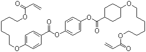 4-[[6-[(1-Oxo-2-propenyl)oxy]hexyl]oxy]benzoic acid 4-[[[4-[[6-[(1-oxo-2-propenyl)oxy]hexyl]oxy]cyclohexyl]carbonyl]oxy]phenyl ester molecular structure (CAS 914919-79-2)