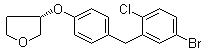(3S)-3-[4-[(5-Bromo-2-chlorophenyl)methyl]phenoxy]tetrahydro-furan molecular structure (CAS 915095-89-5)