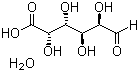 结构式 CAS# 91510-62-2, D-半乳糖醛酸水合物