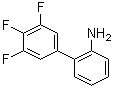 structure of CAS# 915416-45-4, 3',4',5'-Trifluorobiphenyl-2-ylamine;2-(3,4,5-Trifluorophenyl)aniline; 3,4,5-Trifluoro-2'-aminobiphenyl