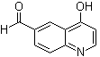 结构式 CAS# 916812-25-4, 4-羟基-6-喹啉甲醛