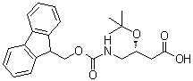 (3R)-3-(1,1-Dimethylethoxy)-4-[[(9H-fluoren-9-ylmethoxy)carbonyl]amino]butanoic acid molecular structure (CAS 916892-18-7)