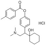Ansofaxine hydrochloride molecular structure (CAS 916918-84-8)