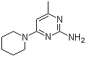 structure of CAS# 91717-22-5, 2-Amino-4-piperidino-6-methylpyrimidine;4-Methyl-6-(1-piperidinyl)-2-pyrimidinylamine