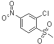 3-Chloro-4-(methylsulfonyl)nitrobenzene molecular structure (CAS 91842-77-2)