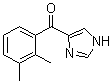 (2,3-Dimethylphenyl)-1H-imidazol-4-ylmethanone molecular structure (CAS 91874-85-0)