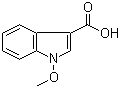 1-Methoxyindole-3-carboxylic acid molecular structure (CAS 91913-76-7)