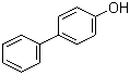 结构式 CAS# 92-69-3, 对羟基联苯; 对苯基苯酚; 4-羟基联苯