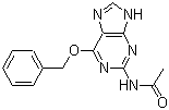 N-[6-(Phenylmethoxy)-9H-purin-2-yl]acetamide molecular structure (CAS 92193-74-3)