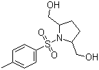 (1-Tosylpyrrolidine-2,5-diyl)dimethanol molecular structure (CAS 92198-73-7)