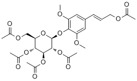 structure of CAS# 92233-55-1, Syringin pentaacetate