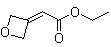 氧杂环丁烷-3-亚基乙酸乙酯分子结构 (CAS 922500-91-2)