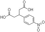 structure of CAS# 92289-14-0, 3-(4-Nitrophenyl)pentanedioic acid