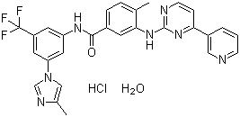 结构式 CAS# 923288-90-8, 尼罗替尼单盐酸盐单水合物