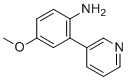 结构式 CAS# 923293-14-5, 4-甲氧基-2-(吡啶-3-基)苯胺