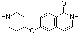 structure of CAS# 923359-38-0, 6-(4-Piperidinyloxy)-1(2H)-isoquinolinone