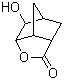 2-Hydroxy-4-oxatricyclo[4.2.1.03,7]nonan-5-one molecular structure (CAS 92343-46-9)