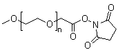 O-[(N-Succinimidyloxycarbonyl)methyl]-O'-methylpolyethylene glycol molecular structure (CAS 92451-01-9)