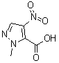 1-Methyl-4-nitro-1H-pyrazole-5-carboxylic acid molecular structure (CAS 92534-69-5)