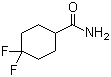 4,4-Difluorocyclohexanecarboxamide molecular structure (CAS 927209-98-1)