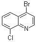 structure of CAS# 927800-40-6, 4-Bromo-8-chloroquinoline