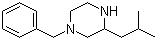 3-(2-甲基丙基)-1-(苯基甲基)哌嗪分子结构 (CAS 928025-43-8)