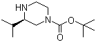 (R)-1-Boc-3-isopropylpiperazine molecular structure (CAS 928025-63-2)