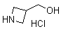 structure of CAS# 928038-44-2, 3-Azetidinemethanol hydrochloride;(Azetidin-3-yl)methanol hydrochloride; 3-(Hydroxymethyl)azetidine hydrochloride