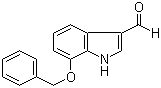 structure of CAS# 92855-65-7, 7-Benzyloxyindole-3-carbaldehyde;7-Benzyloxy-3-formylindole; 7-Benzyloxy-1H-indole-3-carbaldehyde