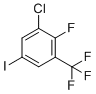 structure of CAS# 928783-87-3, 1-Chloro-2-fluoro-5-iodo-3-(trifluoromethyl)benzene