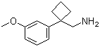 结构式 CAS# 92902-95-9, [1-(3-甲氧基苯基)环丁基]甲胺
