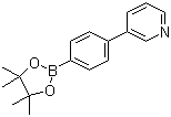 结构式 CAS# 929203-04-3, 4-(3-吡啶基)苯硼酸频哪醇酯