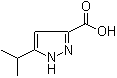 5-Isopropyl-1H-pyrazole-3-carboxylic acid molecular structure (CAS 92933-47-6)