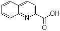 Quinaldic acid molecular structure (CAS 93-10-7)