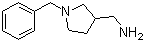 (1-Benzylpyrrolidin-3-yl)methylamine molecular structure (CAS 93138-61-5)