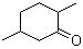 结构式 CAS# 932-51-4, 2,5-二甲基环己酮