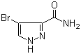 4-Bromo-1H-pyrazole-3-carboxamide molecular structure (CAS 932-65-0)