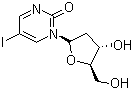 structure of CAS# 93265-81-7, 5-Iodo-2-pyrimidinone-2'-deoxyribose;1-(2-Deoxy-beta-ribofuranosyl)-5-iodo-2-pyrimidinone