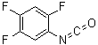 structure of CAS# 932710-67-3, 2,4,5-Trifluorophenyl isocyanate;2,4,5-Trifluoro-1-isocyanatobenzene