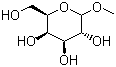结构式 CAS# 93302-26-2, 甲基 D-吡喃半乳糖苷