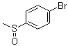 structure of CAS# 934-71-4, 1-Bromo-4-(methylsulfinyl)benzene;4-Bromo(methylsulfinyl)benzene; 4-Bromophenyl methyl sulfoxide; Methyl 4-bromophenyl sulfoxide; Methyl p-bromophenyl sulfoxide; [(4-Bromophenyl)sulfinyl]methane; p-Bromophenyl methyl sulfoxide