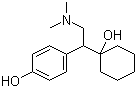 结构式 CAS# 93413-62-8, O-去甲文拉法辛; 1-[2-(二甲胺基)-1-(4-羟基苯基)乙基]环己醇